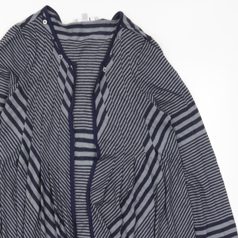 Womens UK Size 10 Per Una Blue Cardigan Jumper