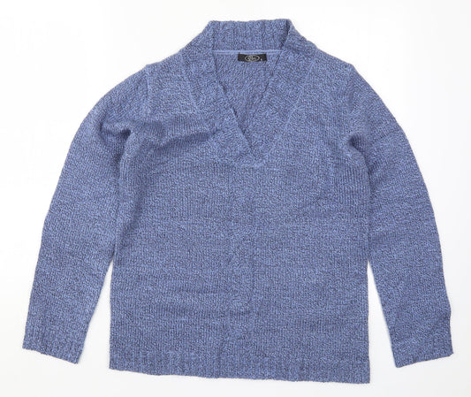 Womens UK Size S Bonmarché Blue Pullover Jumper