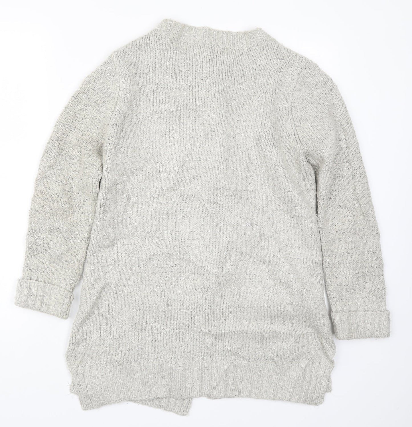 Womens UK Size 10 M&Co Beige Cardigan Jumper
