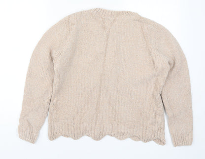 Womens UK Size 8 Jane Norman Pink Pullover Jumper
