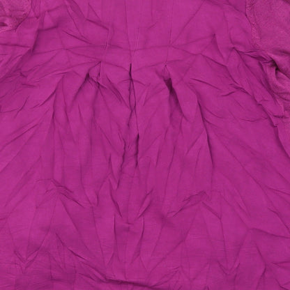 Womens UK Size S Marks and Spencer Pink Cardigan Jumper