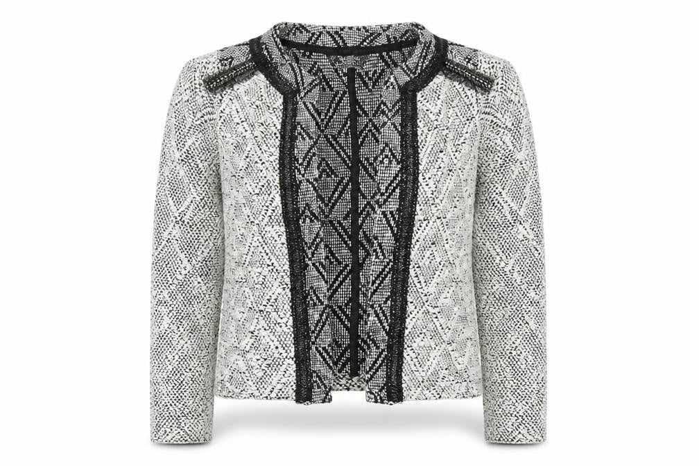 Womens UK Size 12 Miss Selfridge Ivory Jacket