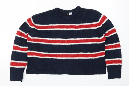 Womens UK Size M H&M Blue Pullover Jumper