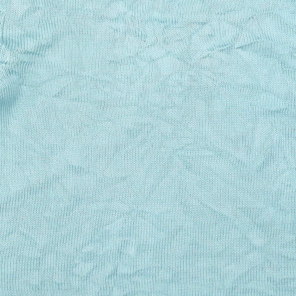 Damart Womens Blue  Knit Pullover Jumper Size 14