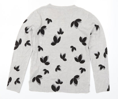 Womens UK Size 6 Marks and Spencer Grey Pullover Jumper