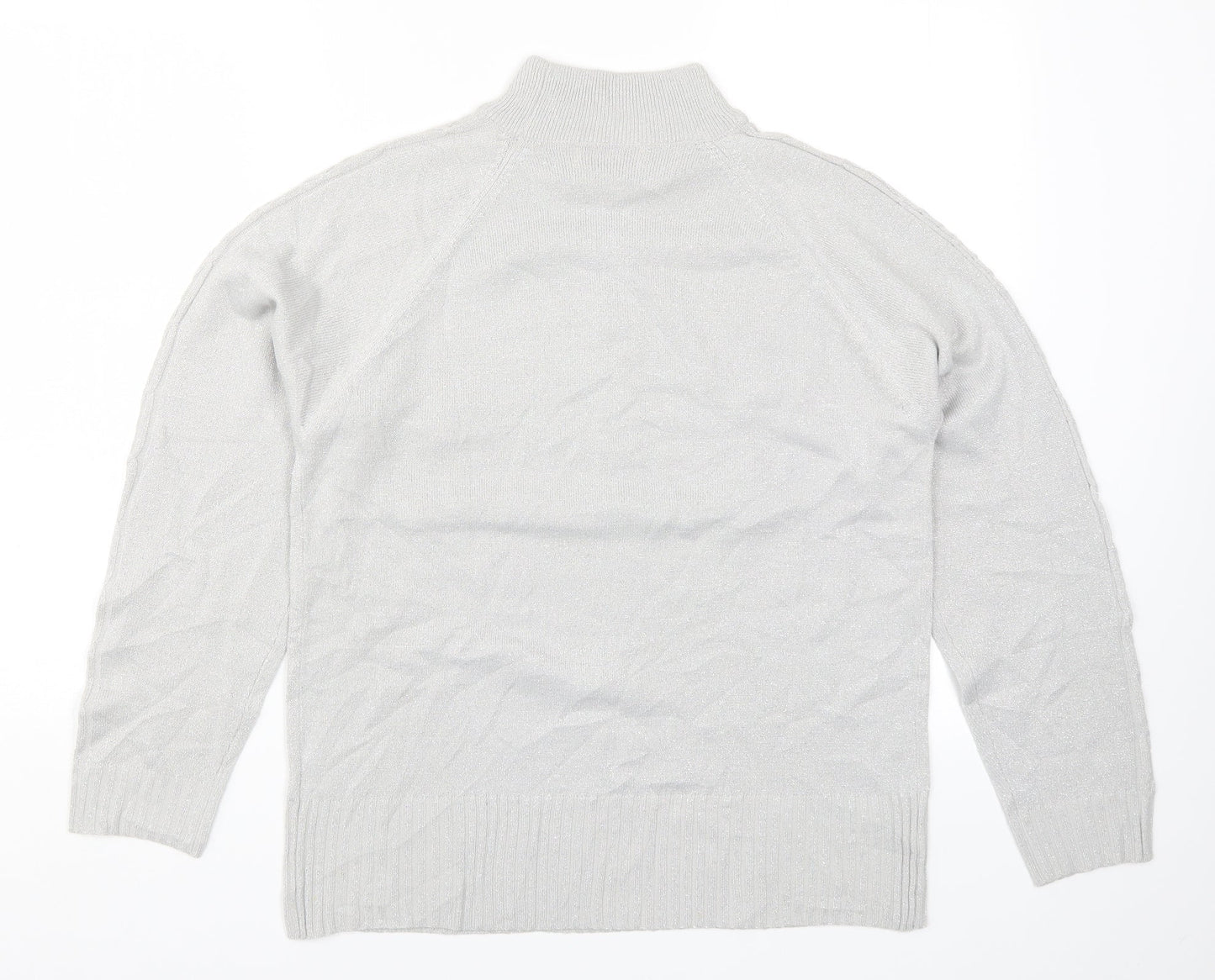 Womens UK Size S Bonmarché Grey Pullover Jumper