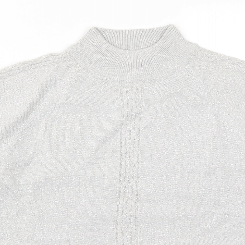 Womens UK Size S Bonmarché Grey Pullover Jumper