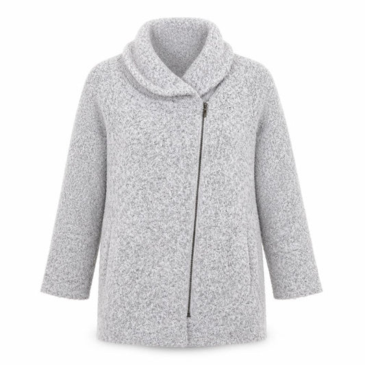 Bonmarché Womens Grey Jacket Coatigan Size XS