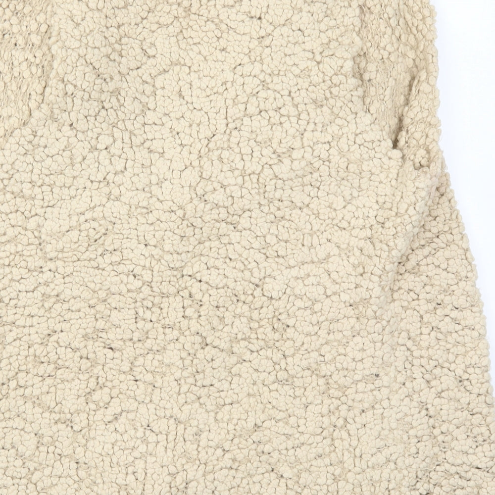 George Womens Beige  Knit Cardigan Jumper Size L