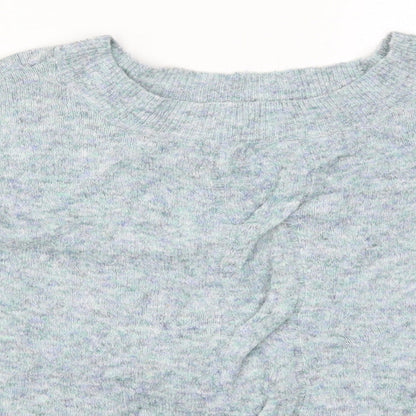 Marks and Spencer Womens Blue  Knit Pullover Jumper Size 14