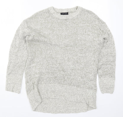 Womens UK Size S New Look Grey Pullover Jumper