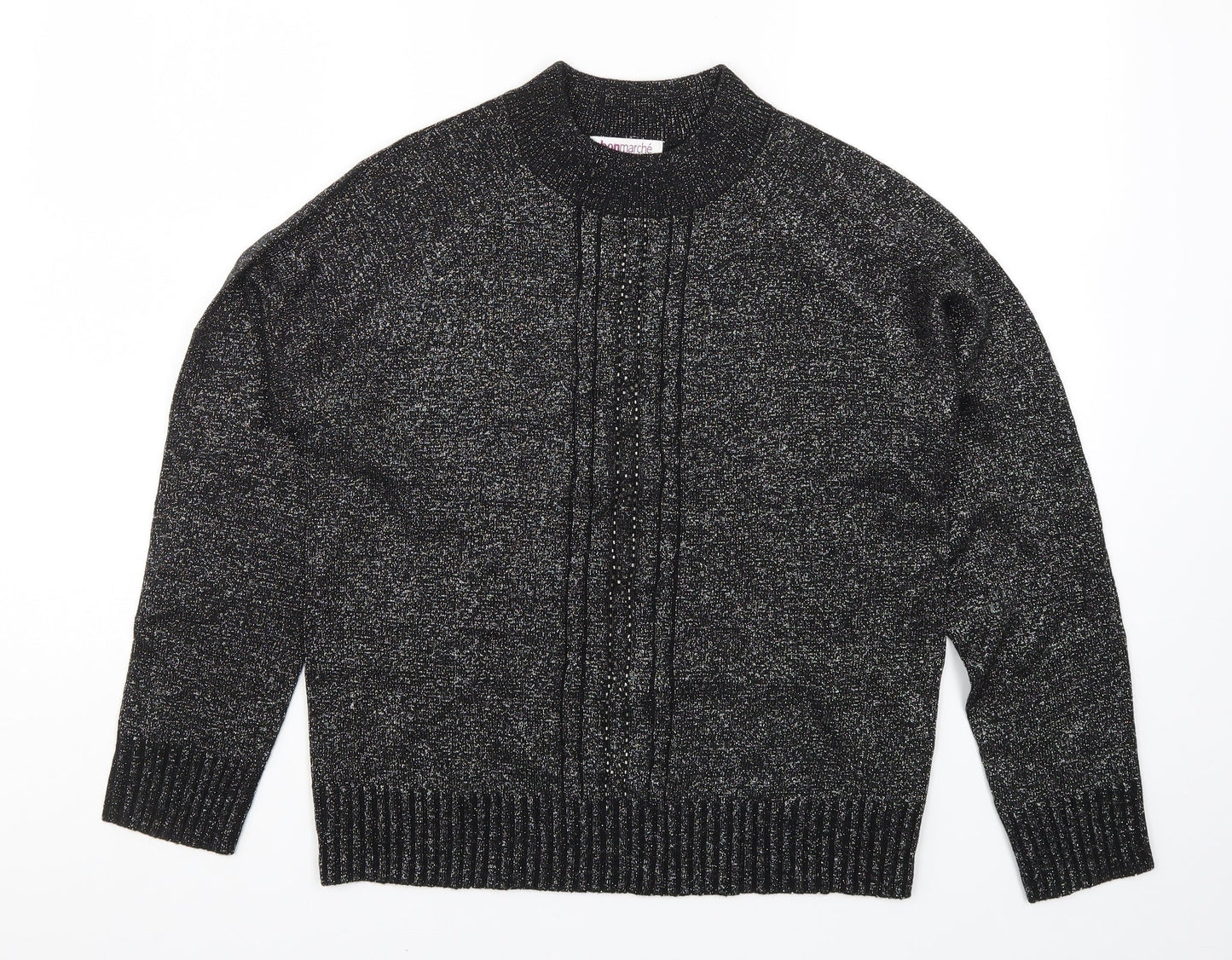 Womens UK Size S Bonmarché Black Pullover Jumper