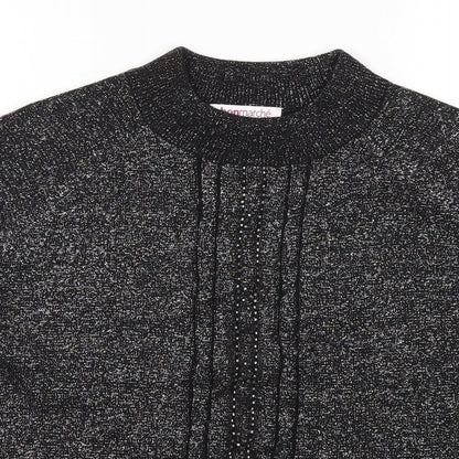 Womens UK Size S Bonmarché Black Pullover Jumper