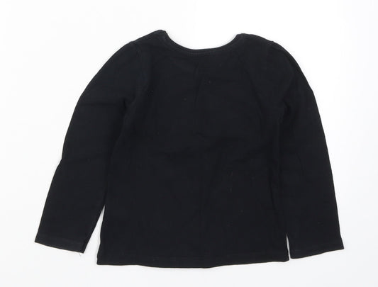 Young Dimension Girls Black   Basic T-Shirt Size 3-4 Years  - I'm Not a Princess I'm a Rebel