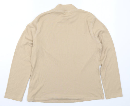 Alexara Womens Beige   Basic T-Shirt Size XL