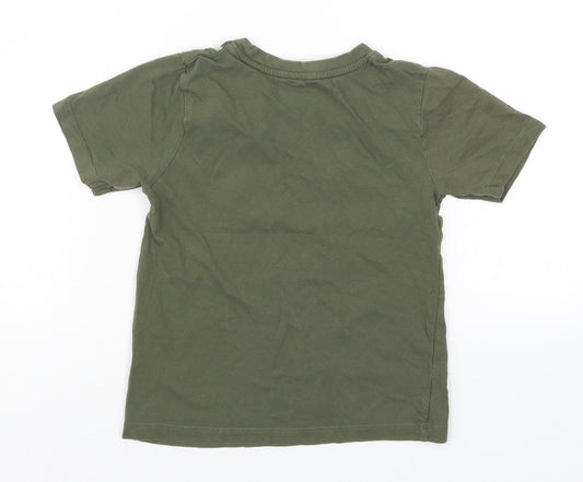 Bullabaloo Boys Green   Basic T-Shirt Size 7-8 Years  - Game On