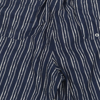 Preworn Mens Blue Striped  Athletic Shorts Size 29