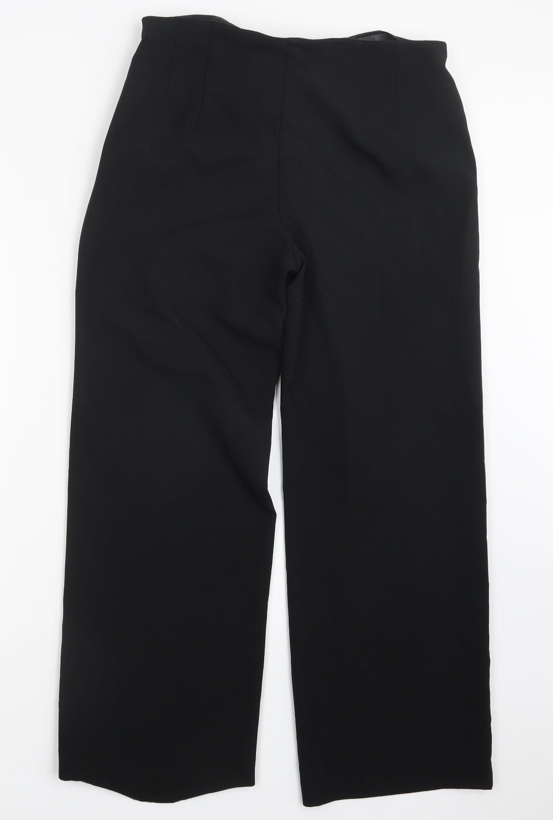 Womens UK Size 12 Marks and Spencer Regular Fit  Black Trousers