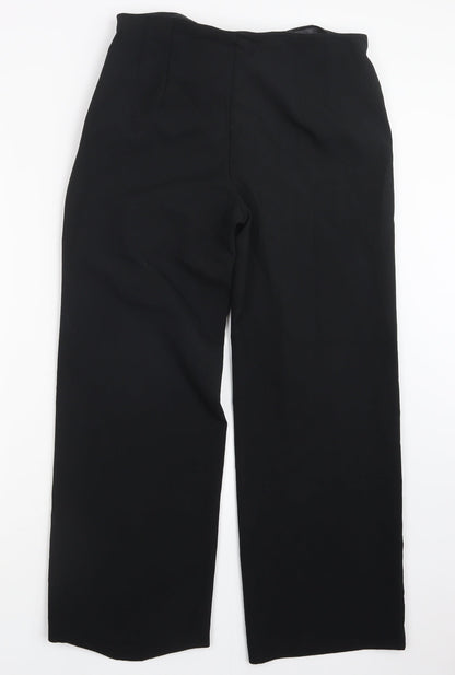 Womens UK Size 12 Marks and Spencer Regular Fit  Black Trousers