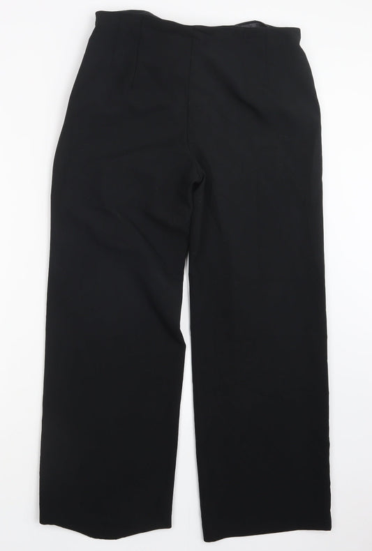 Womens UK Size 12 Marks and Spencer Regular Fit  Black Trousers