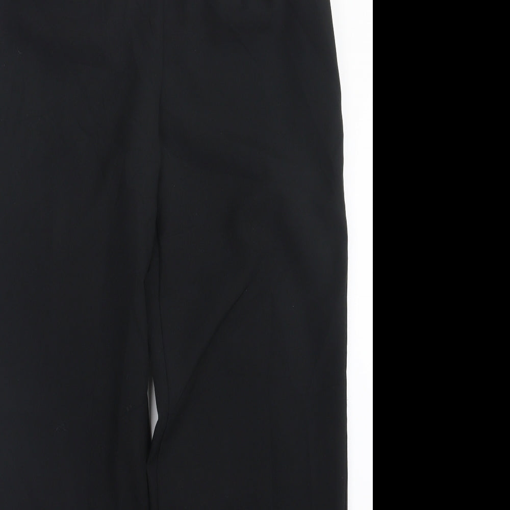 Womens UK Size 12 Marks and Spencer Regular Fit  Black Trousers