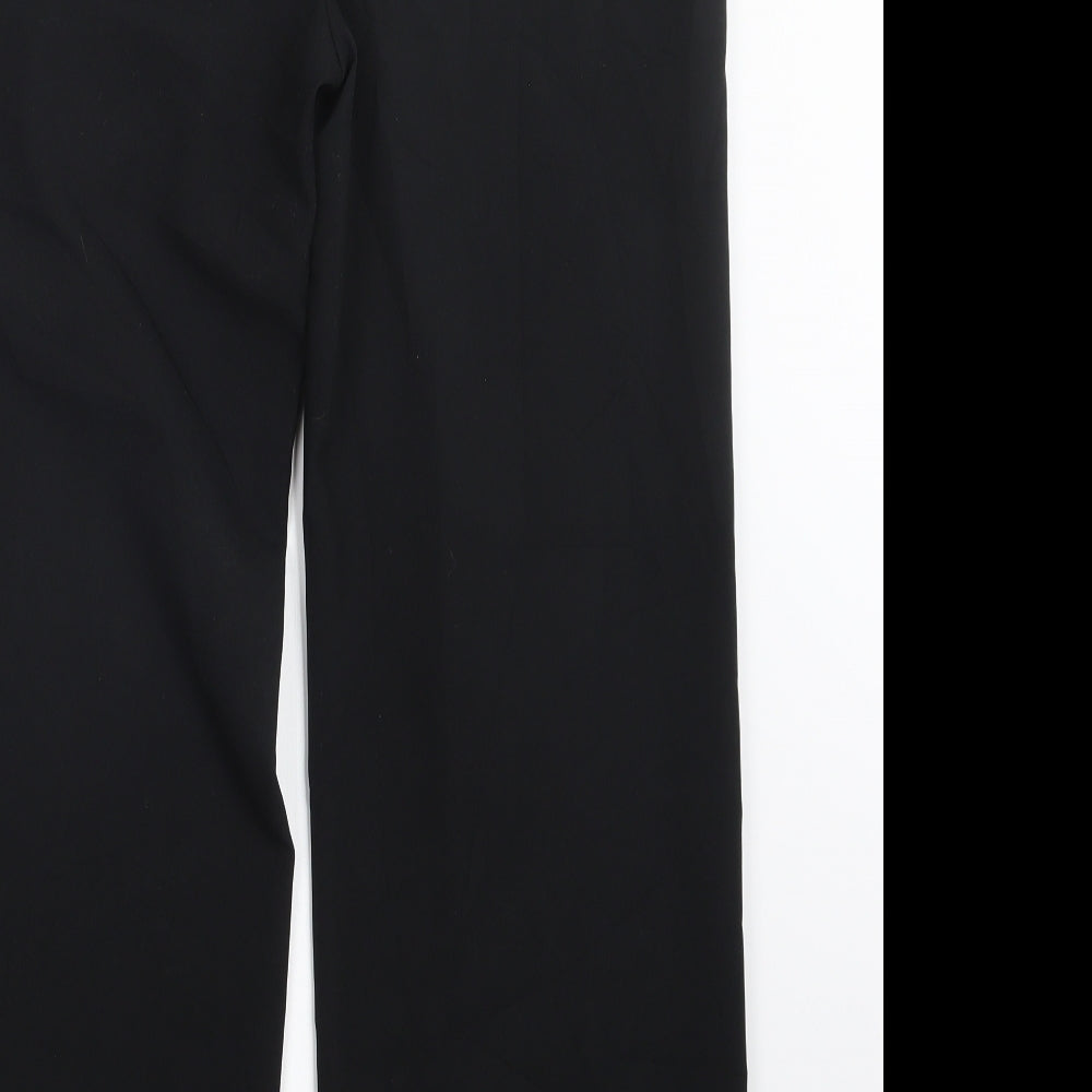 Womens UK Size 12 Marks and Spencer Regular Fit  Black Trousers