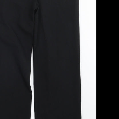 Womens UK Size 12 Marks and Spencer Regular Fit  Black Trousers