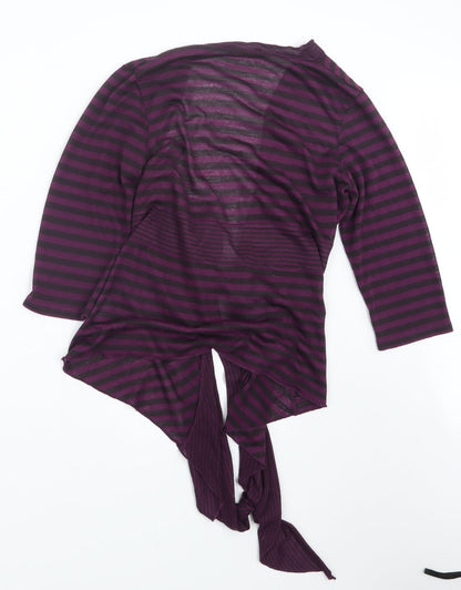 Womens UK Size 12 Per Una Purple Cardigan Jumper