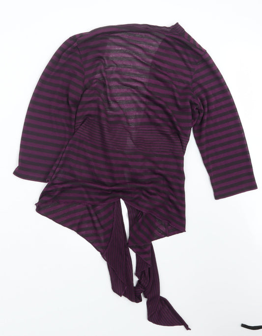 Womens UK Size 12 Per Una Purple Cardigan Jumper