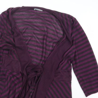 Womens UK Size 12 Per Una Purple Cardigan Jumper