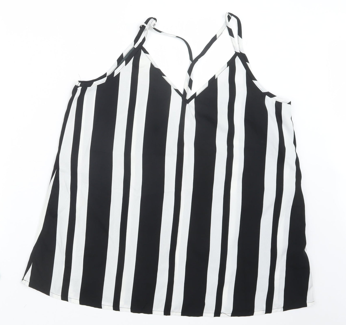 Womens UK Size 16 Be You Black Camisole Blouse