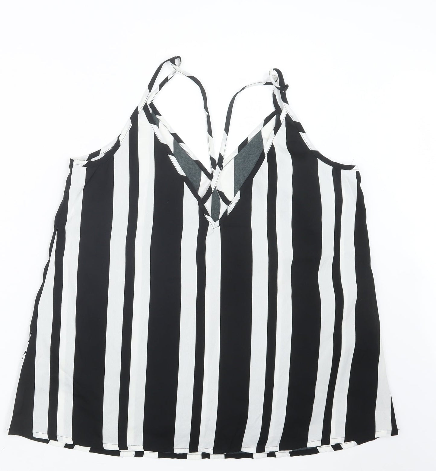 Womens UK Size 16 Be You Black Camisole Blouse