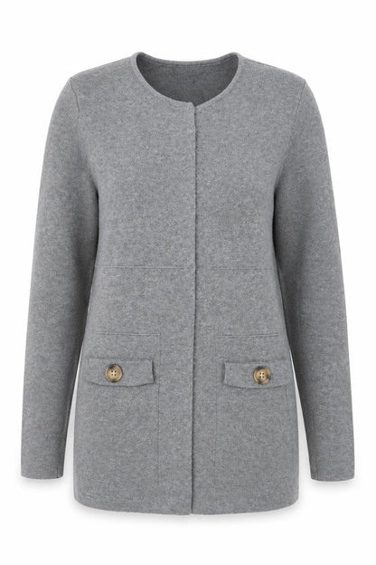 Womens UK Size 10 Papaya Grey Jacket