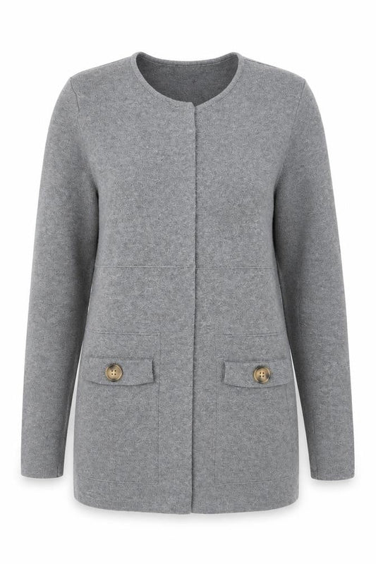 Womens UK Size 10 Papaya Grey Jacket