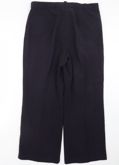 Magic Fit Womens Blue   Trousers  Size 36 in L28.5 in