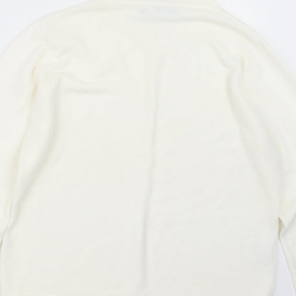 Womens UK Size 12 JDV Ivory Pullover Jumper