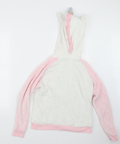 I Believe in Unicorns Womens Pink Geometric  Top One Piece Size 8  - Unicorn