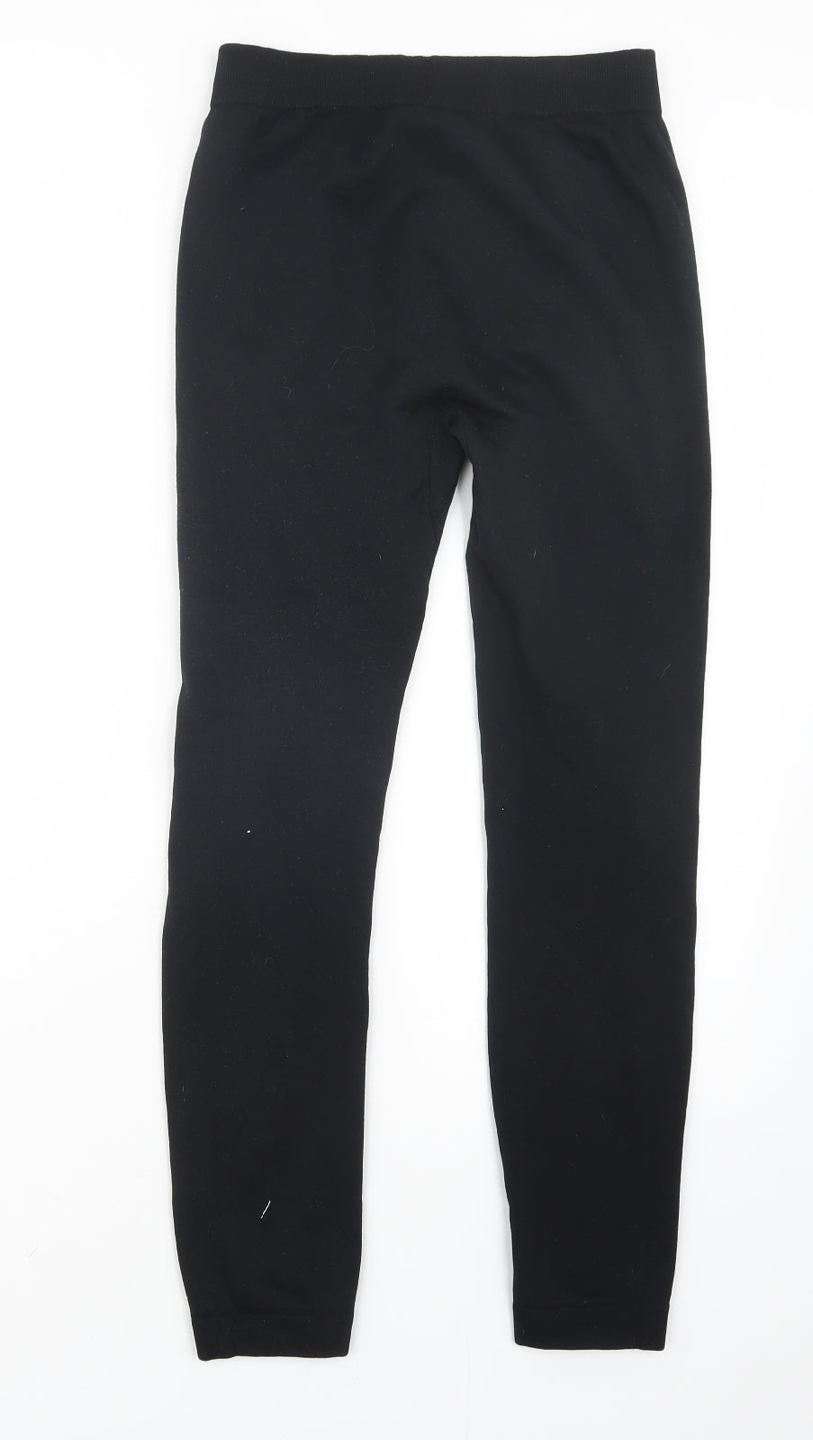 Womens UK Size 25 in Preworn Regular Fit Jogger Black Trousers