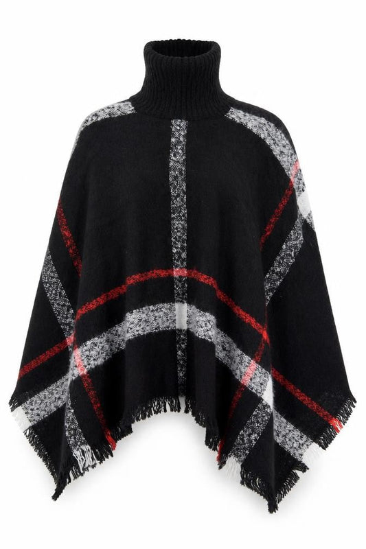 Womens UK Size One Size b. you Black Cape Jumper