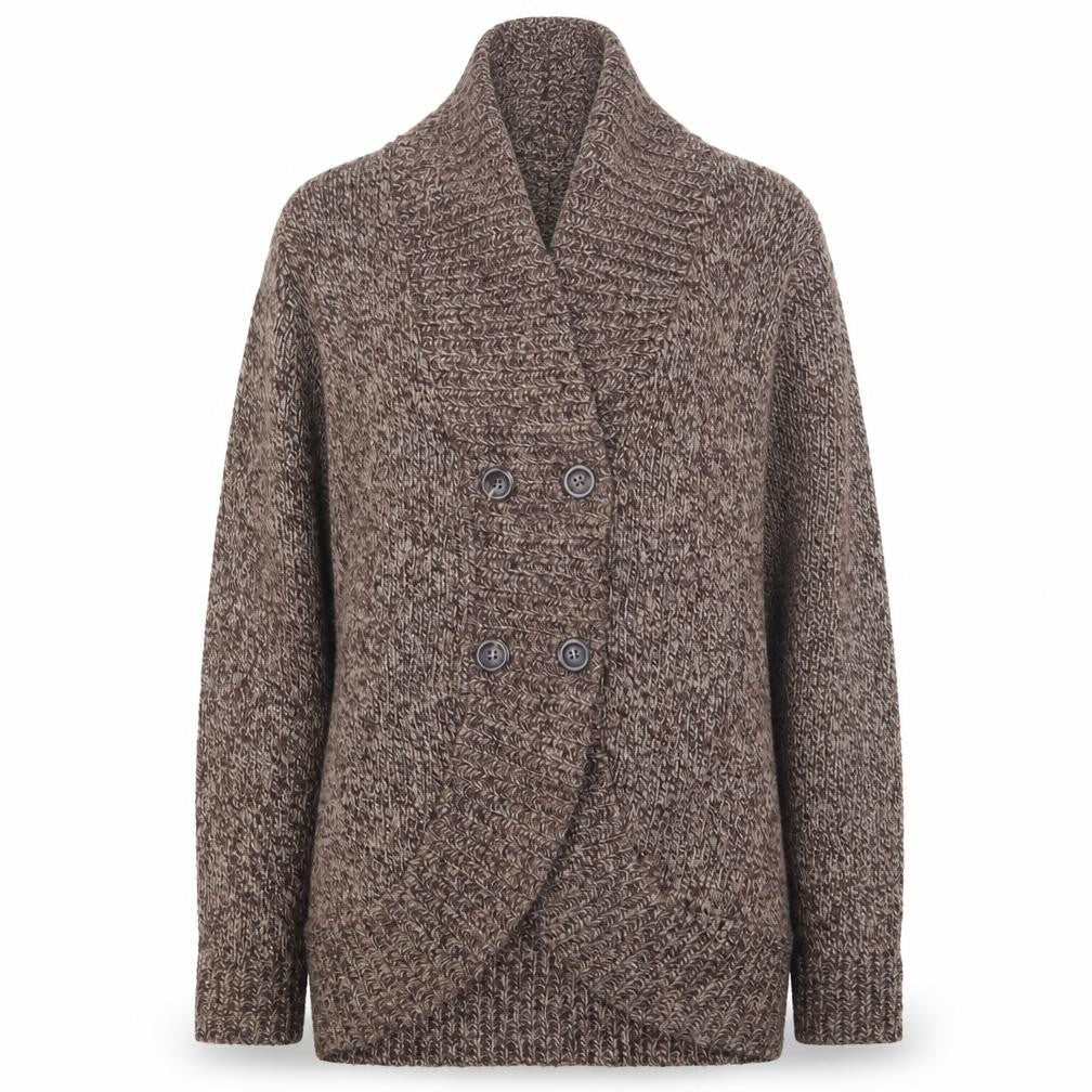 Womens UK Size 14 EWM Beige Cape Jumper