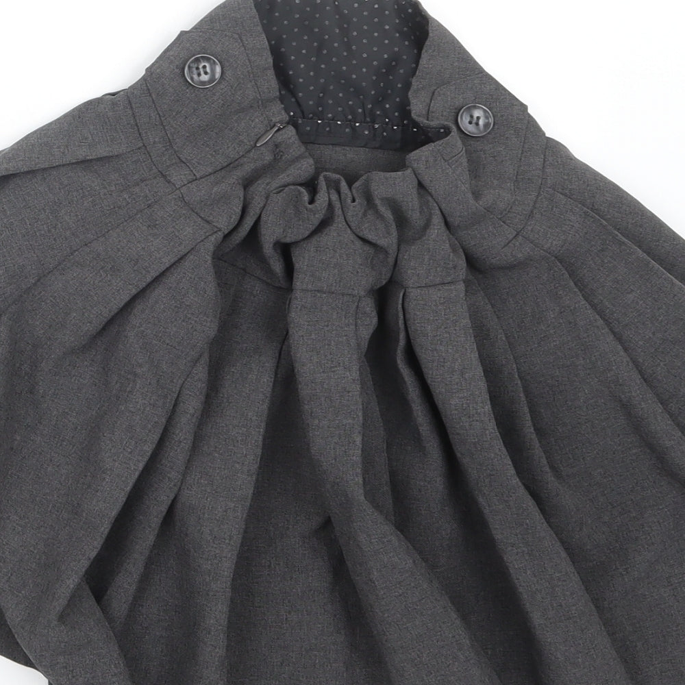 Peacocks Girls Grey   A-Line Skirt Size 8-9 Years