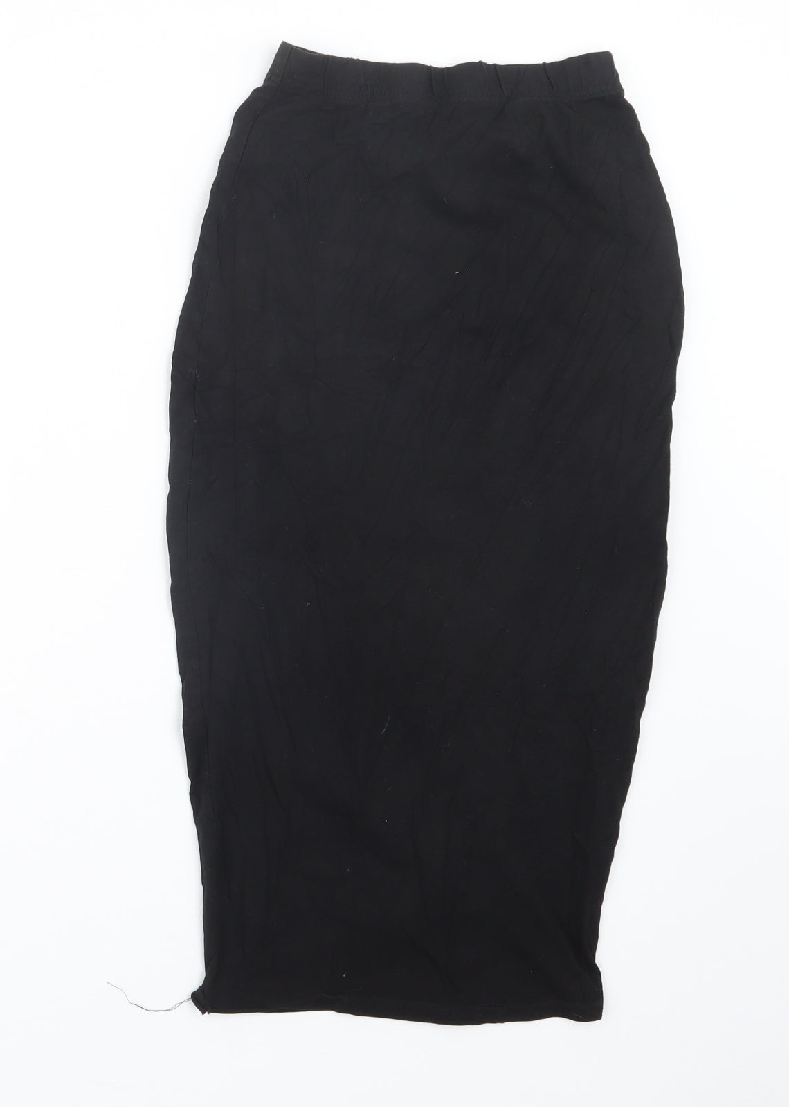 PRETTYLITTLETHING Womens Black   Straight & Pencil Skirt Size 8