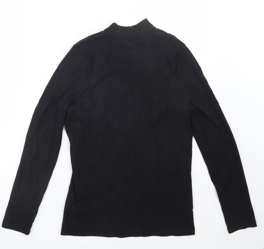 Womens UK Size 10 M&Co Black Pullover Jumper