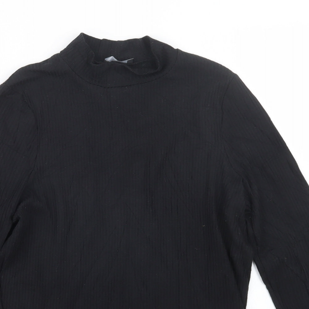 Womens UK Size 10 M&Co Black Pullover Jumper
