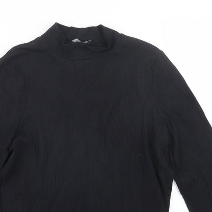 Womens UK Size 10 M&Co Black Pullover Jumper