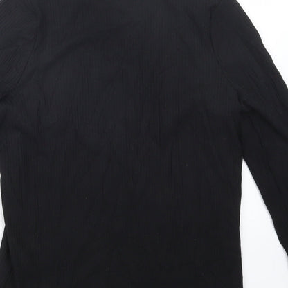 Womens UK Size 10 M&Co Black Pullover Jumper
