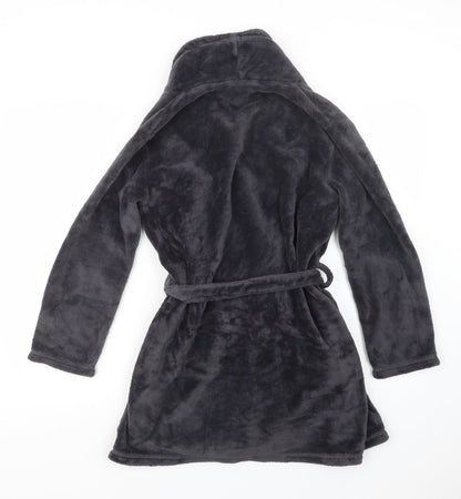 New Look Womens Grey Geometric  Top Robe Size S