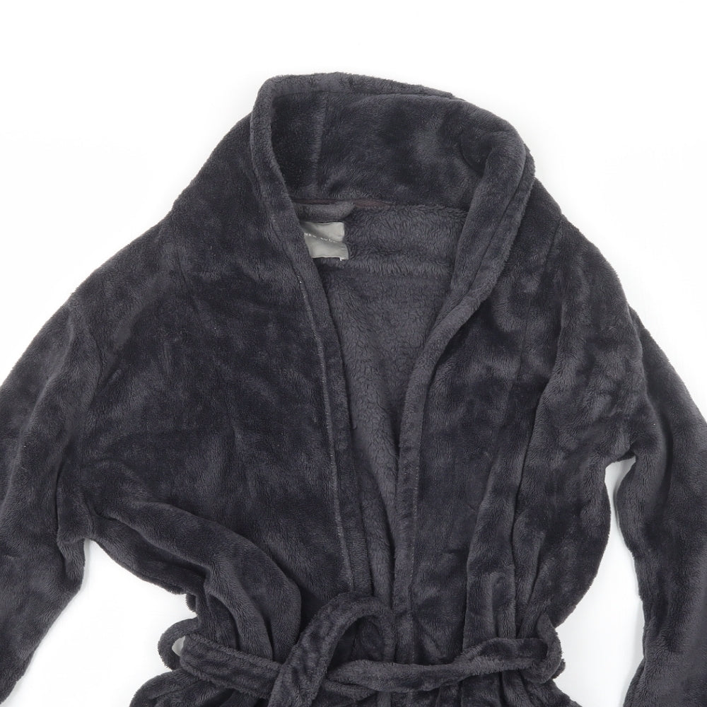 New Look Womens Grey Geometric  Top Robe Size S