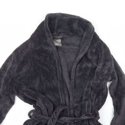 New Look Womens Grey Geometric  Top Robe Size S