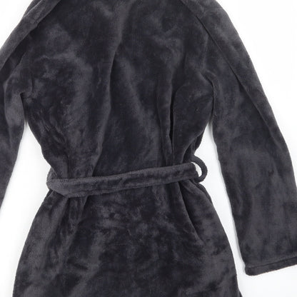 New Look Womens Grey Geometric  Top Robe Size S